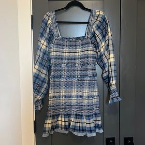 Loveshack Fancy Plaid mini dress